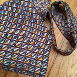4" Necktie - Orange/Red/Black/Gray
